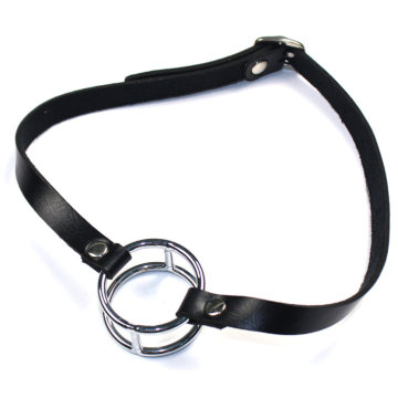 Simple Style Leather Mouth Gag Soft Ball for Sex Bondage Sex Ball Gag